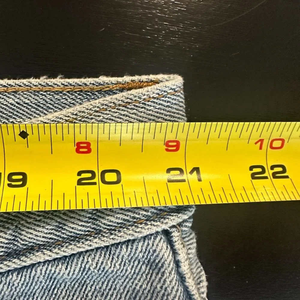 Levis 550 Jeans Men's 42x30 Blue‎ Denim Distressed Relaxed Fit Mid-Rise Outdoor